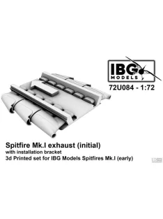   IBG - Spitfire Mk.I exhaust (initial) with installation bracket