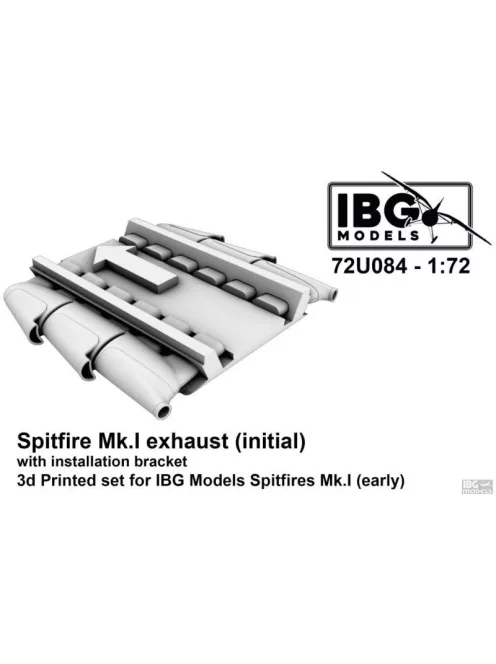 IBG - Spitfire Mk.I exhaust (initial) with installation bracket