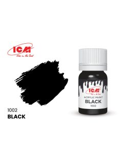 ICM - BASIC COLORS Black bottle 12 ml