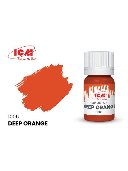 ICM - BASIC COLORS Deep Orange bottle 12 ml