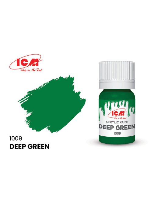 ICM - BASIC COLORS Deep Green bottle 12 ml