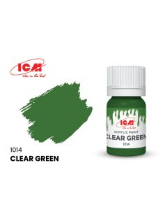 ICM - CLEAR COLORS Clear Green bottle 12 ml