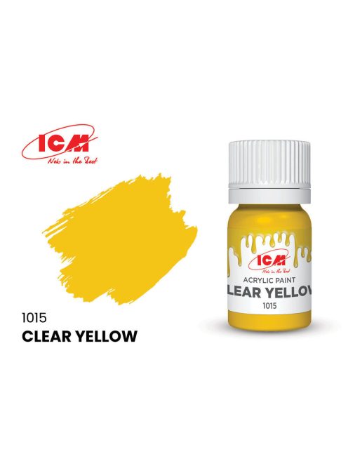 ICM - CLEAR COLORS Clear Yellow bottle 12 ml