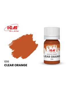 ICM - CLEAR COLORS  Clear orange bottle 12 ml