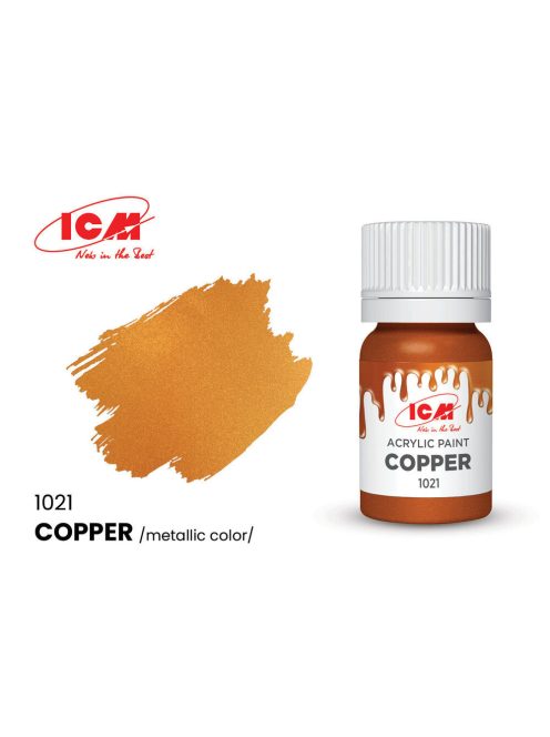 ICM - METALLIC COLORS Copper bottle 12 ml