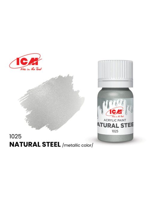 ICM - METALLIC COLORS Natural Steel bottle 12 ml