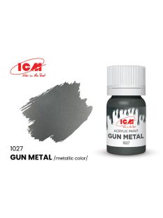 ICM - METALLIC COLORS Gun metal bottle 12 ml