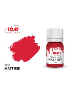 ICM - RED Matt Red bottle 12 ml