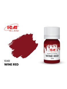 ICM - RED Wine Red bottle 12 ml