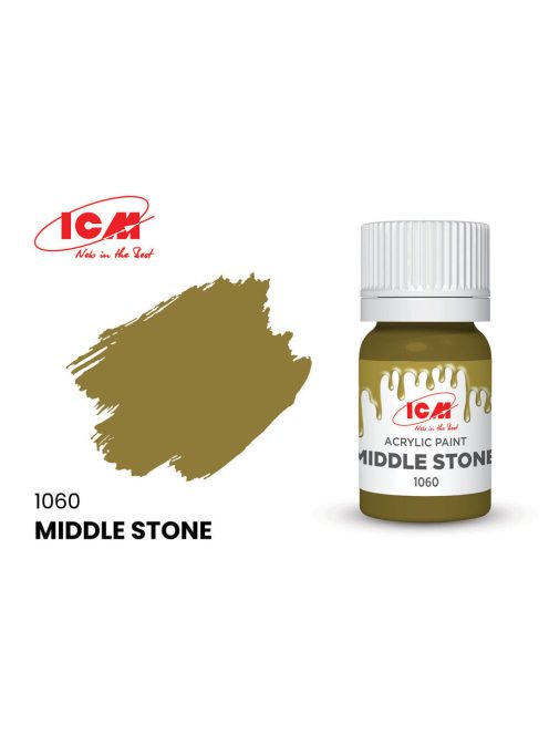 ICM - BROWN Middle Stone bottle 12 ml