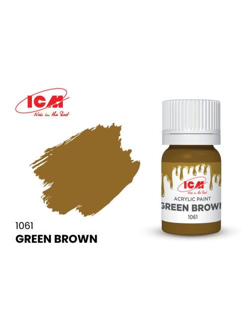 ICM - BROWN Green Brown bottle 12 ml