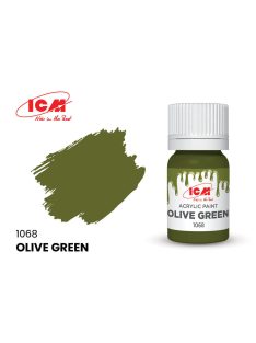 ICM - GREEN Olive Green bottle 12 ml