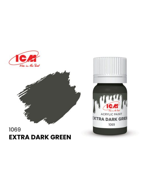 ICM - GREEN Extra Dark Green bottle 12 ml