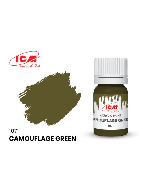 ICM - GREEN Camouflage Green bottle 12 ml