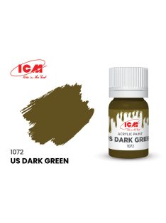 ICM - GREEN US Dark Green bottle 12 ml