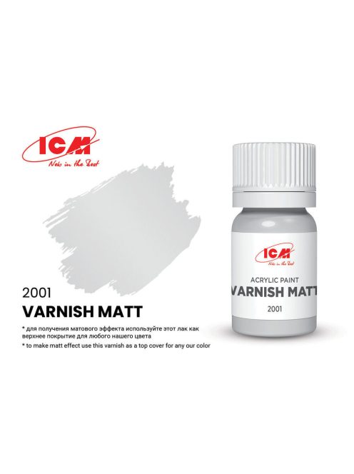 ICM - VARNISHES Varnish Matt bottle 12 ml