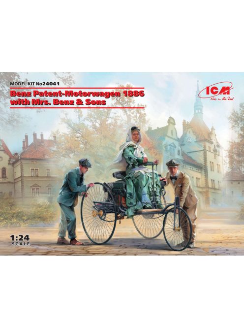 ICM - Benz Patent-Motorwagen 1886 with Mrs. Benz & Sons (100% new molds)