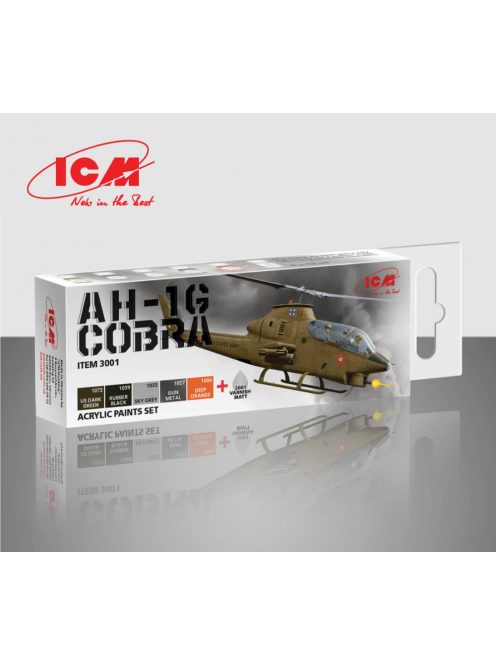 ICM - Acrylic paint set for Cobra AH-1G 6  12 ml