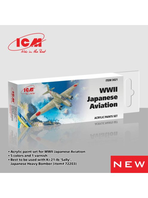 ICM - Acrylic Paint Set for WWII Japanese Aviation