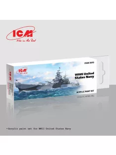 ICM - Acrylic Paint Set for WWII United States Navy 6 x12 ml