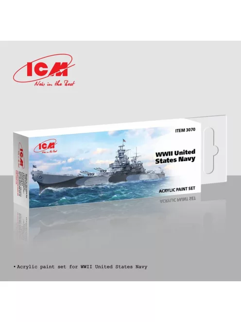 ICM - Acrylic Paint Set for WWII United States Navy 6 x12 ml