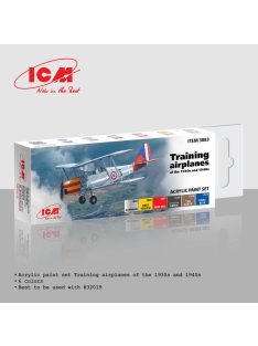   ICM - Acrylic paint set Training airplanes of the 1930s and 1940s