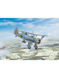   ICM - Hs 123A-1 (late), WWII German attack aircraft  (100% new molds)