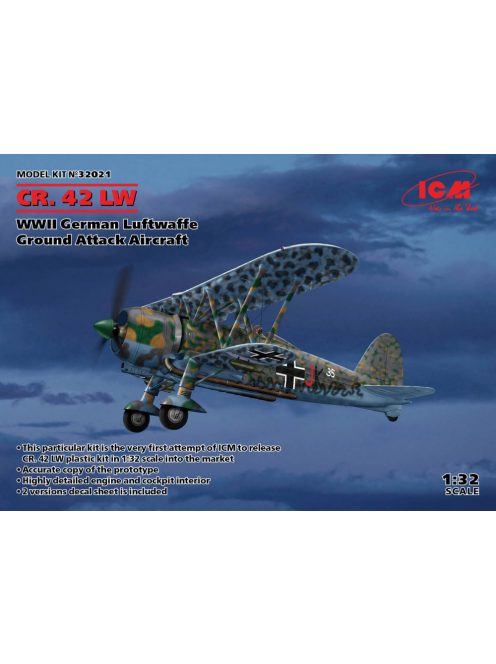 ICM - CR. 42 LW , WWII German Luftwaffe Ground Attack Aircraft