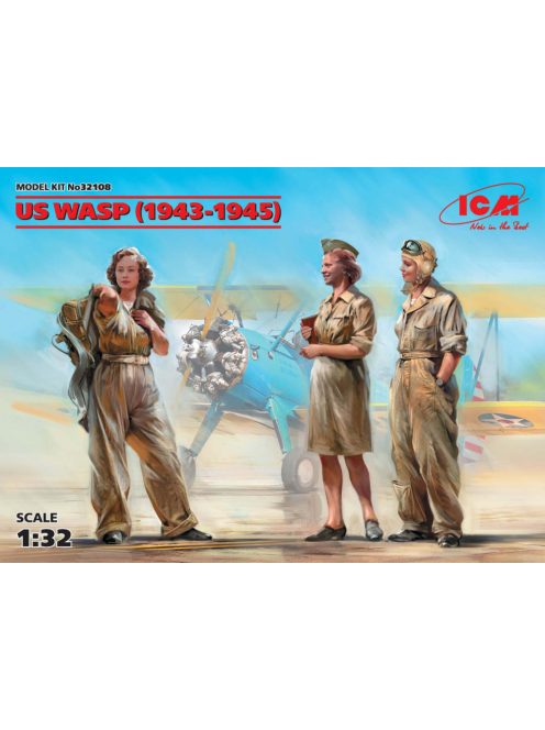 ICM - US WASP (1943-1945) (3 figures) (100% new molds)