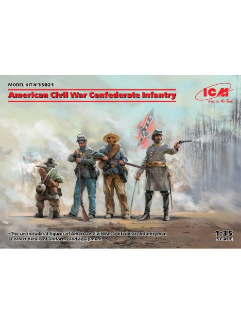 ICM - American Civil War Confederate Infantry (100% new molds)