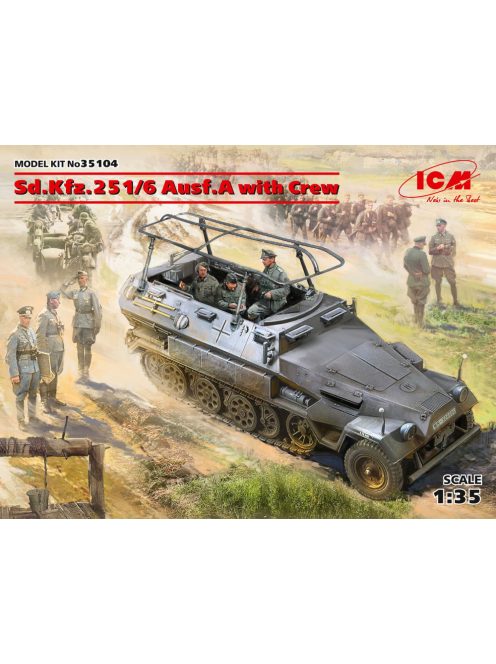 ICM - Sd.Kfz.251/6 Ausf.A with Crew