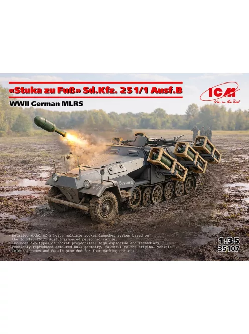 ICM - Stuka zu Fuß Sd.Kfz. Ausf.B WW II German MLRS