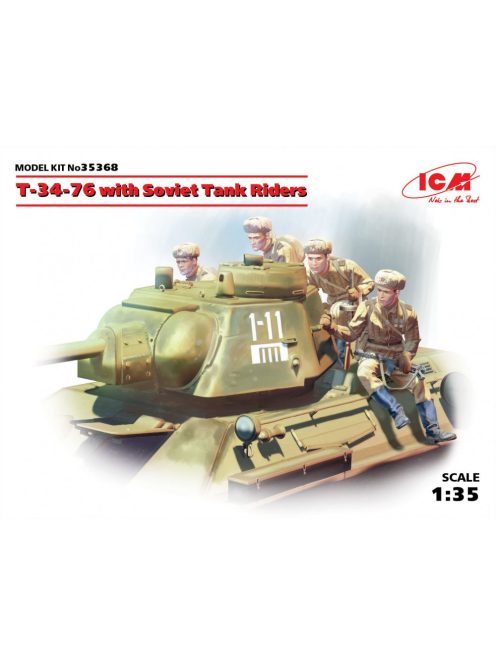ICM - T-34-76 with Soviet Tank Riders