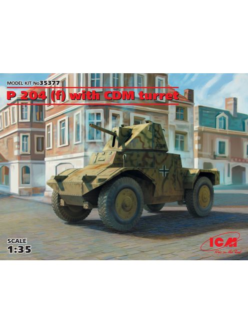 ICM - Panzerspähwagen P 204(f)with CDM turret, WWII German Armoured Vehicle