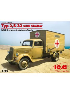 ICM - Typ 2,5-32 with Shelter, WWII German Ambulance Truck