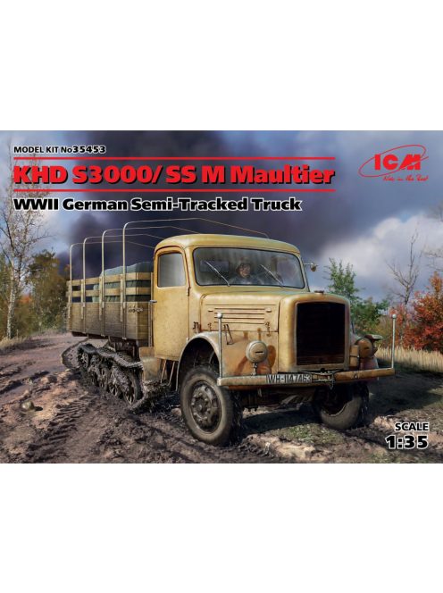 ICM - KHD S3000/SS M Maultier WWII German Semi-Tracked Truck