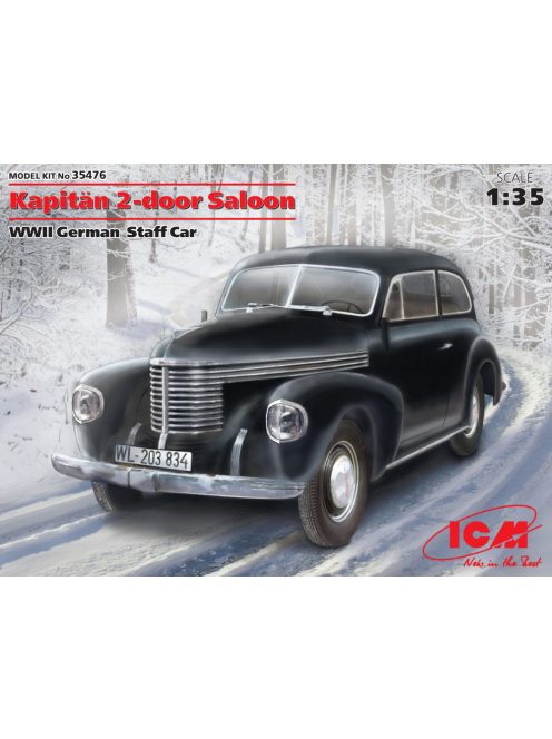 ICM - Kapitän 2-door Saloon, WWII German Staff Car