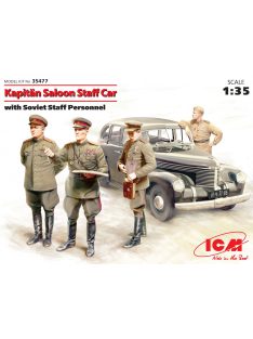 ICM - Kapitan Saloon Staff Car with Soviet Staff Personnel