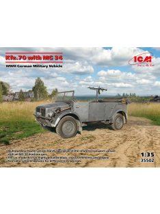 ICM - Kfz.70 with MG 34, WWII German Military Vehicle