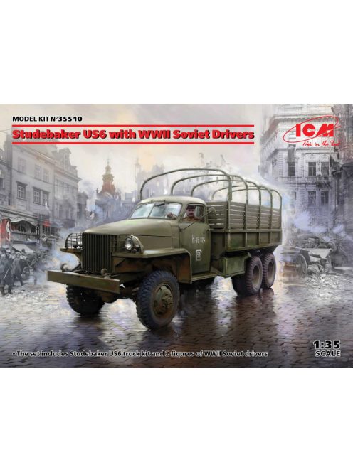 ICM - Studebaker US6 with WWII Soviet Drivers