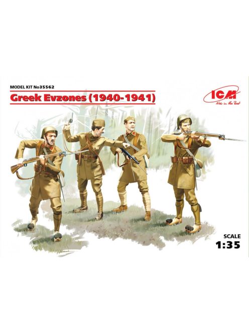 ICM - Greek Evzones (1940-1941) (4 figures)