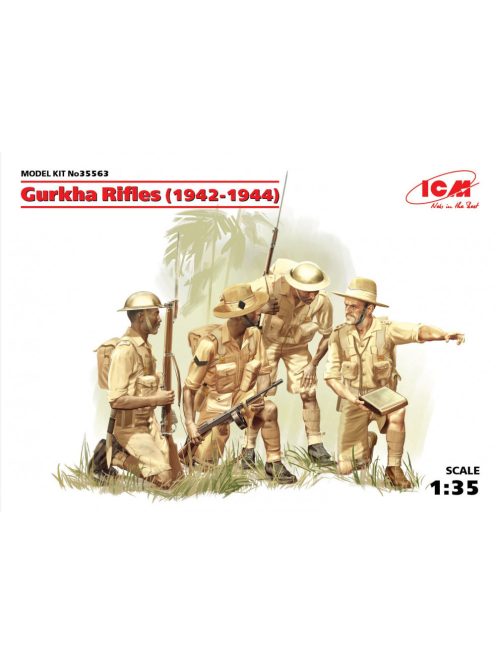ICM - Gurkha Rifles (1944), (4 figures)