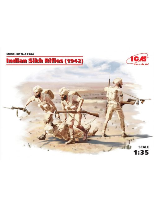 ICM - Indian Sikh Rifles (1942) (4 figures)