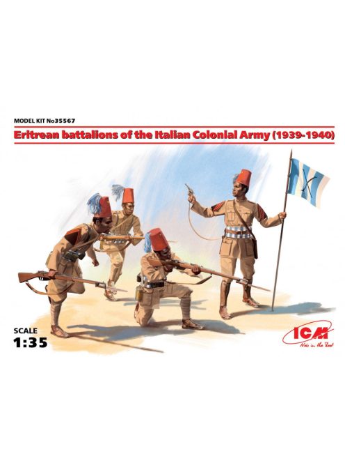 ICM - Eritrean battalions of the Italian Army (1939-1940) 4 figures