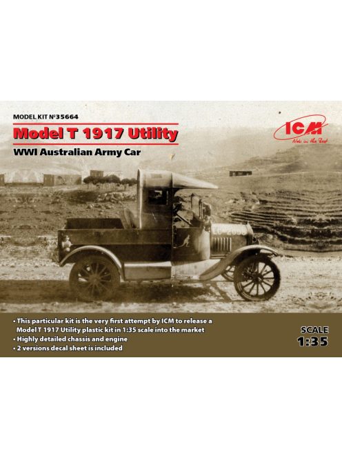 ICM - Model T 1917 Utility WWI Australian Army Car