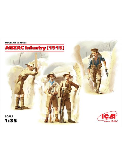 ICM - ANZAC Infantry (1915) (4 figures)