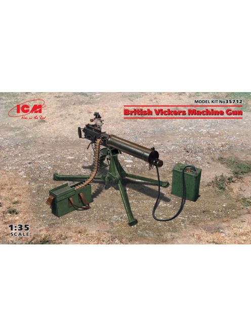 ICM - British Vickers Machine Gun (100% new molds)
