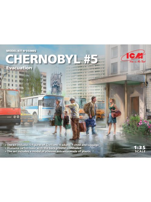 Chernobyl#5. Extraction (2 adults, 2 children and luggage)