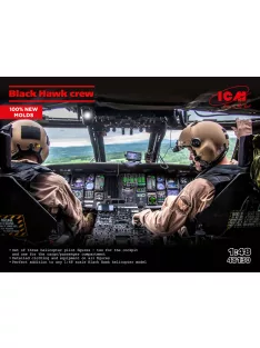   ICM - Sikorsky UH-60 Black Hawk Crew - 3 figures (100% new moulds)