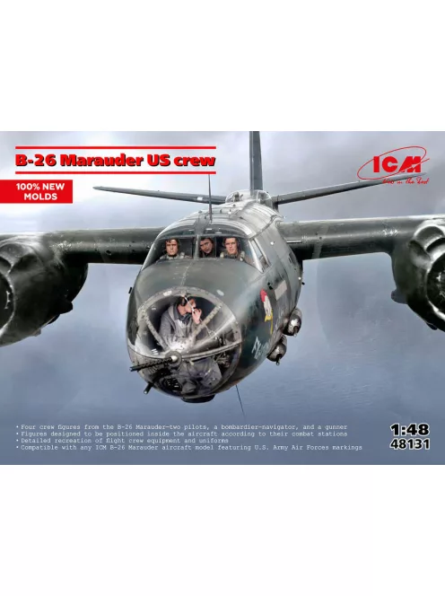 ICM - B-26 Marauder US crew (5 figures) (100% new moulds)